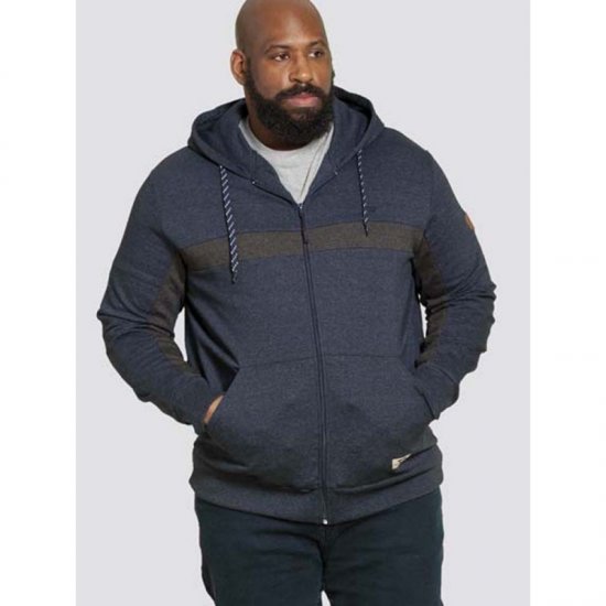 D555 Louisiana Hoodie Navy - Sweatshirts & hoodies - Sweatshirts/Hoodies grande taille homme