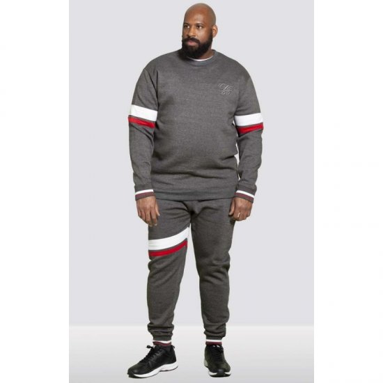D555 Terrence Sweatshirt Charcoal - Sweatshirts & hoodies - Sweatshirts/Hoodies grande taille homme