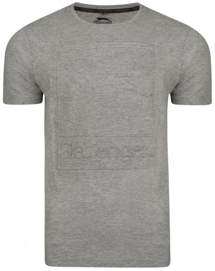 Slazenger Kurtis T-shirt Grey - T-shirts - T-shirts Homme Grande Taille