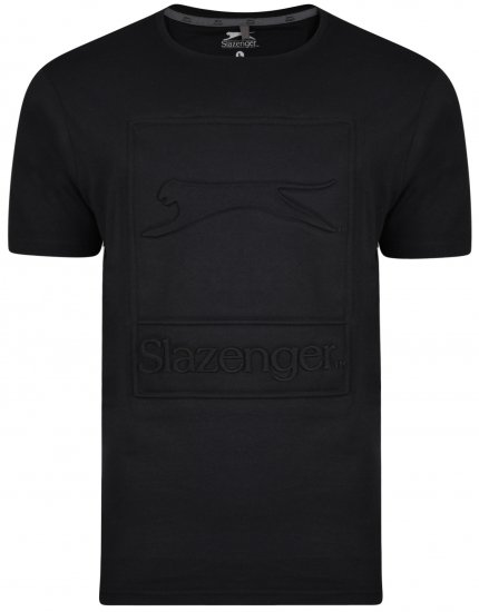 Slazenger Kurtis T-shirt Black - T-shirts - T-shirts Homme Grande Taille