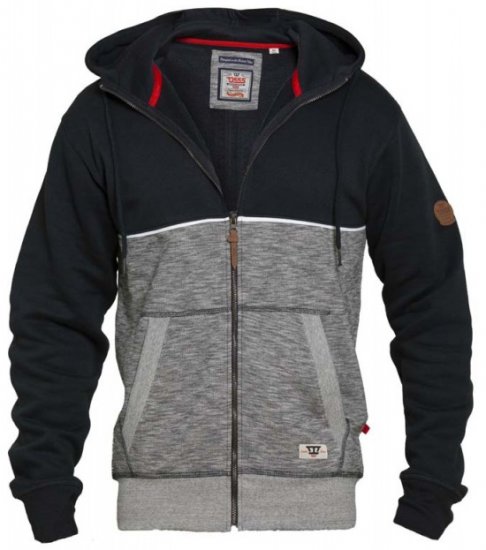 D555 Lamarsh Hoodie Navy - Sweatshirts & hoodies - Sweatshirts/Hoodies grande taille homme
