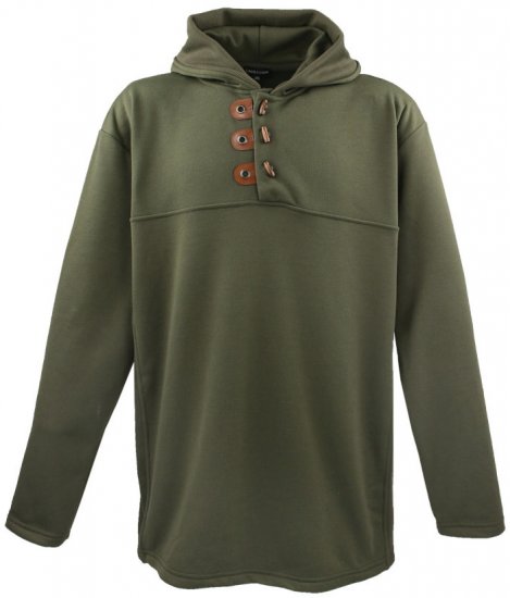 Lavecchia 605 Pullover Hoodie Khaki - Sweatshirts & hoodies - Sweatshirts/Hoodies grande taille homme