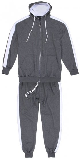 Lavecchia 611 Tracksuit Charcoal - Survêtements - Survêtements homme grande taille