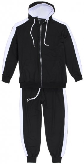 Lavecchia 611 Tracksuit Black - Survêtements - Survêtements homme grande taille
