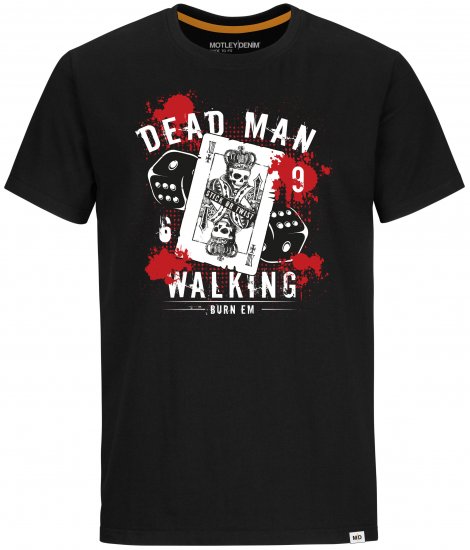 Motley Denim T-shirt Liberty Black - T-shirts - T-shirts Homme Grande Taille