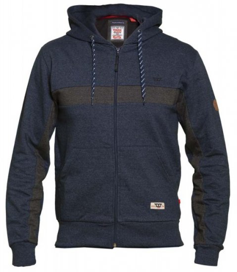 D555 Louisiana Hoodie Navy - Sweatshirts & hoodies - Sweatshirts/Hoodies grande taille homme