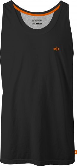 Motley Denim Madrid Tank top Black - T-shirts - T-shirts Homme Grande Taille