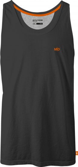 Motley Denim Madrid Tank top Charcoal - T-shirts - T-shirts Homme Grande Taille