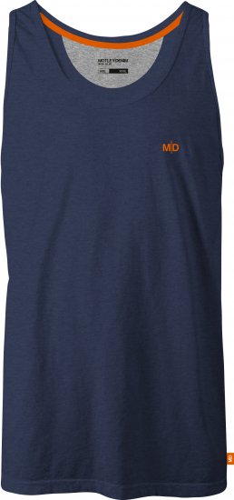 Motley Denim Madrid Tank top Dark Indigo - T-shirts - T-shirts Homme Grande Taille