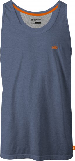 Motley Denim Madrid Tank top Light Indigo - T-shirts - T-shirts Homme Grande Taille
