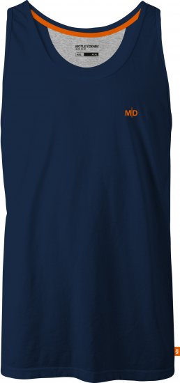 Motley Denim Madrid Tank top Navy - T-shirts - T-shirts Homme Grande Taille