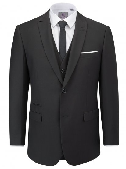 Skopes Madrid Suit jacket Black - Costumes - Costumes grandes tailles 