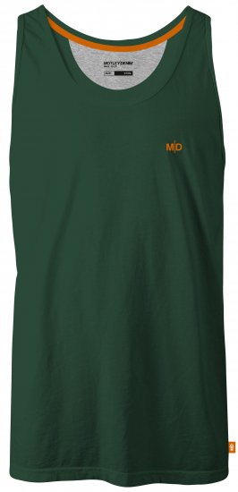 Motley Denim Madrid Tank top Racing Green - T-shirts - T-shirts Homme Grande Taille