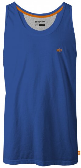 Motley Denim Madrid Tank top Royal Blue - T-shirts - T-shirts Homme Grande Taille