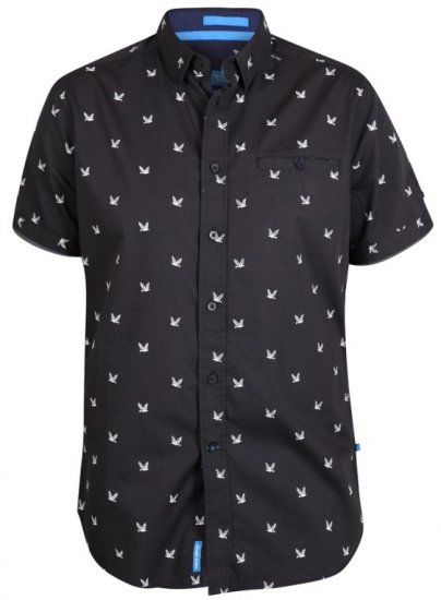 D555 Marley Shirt Black - Chemises - Chemises Grandes Tailles Hommes