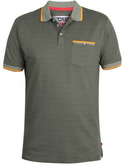 D555 Marshall Polo Khaki - Polos - Polos homme grande taille