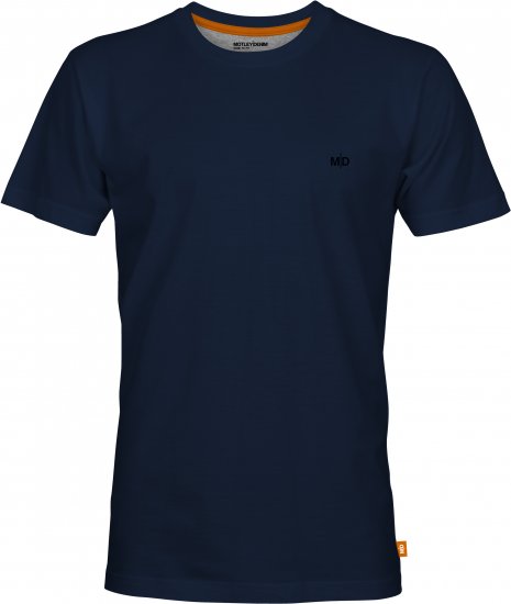 Motley Denim Malaga T-Shirt Navy - T-shirts - T-shirts Homme Grande Taille