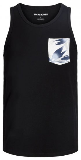 Jack & Jones Honolulu Pocket Tanktop Black - T-shirts - T-shirts Homme Grande Taille