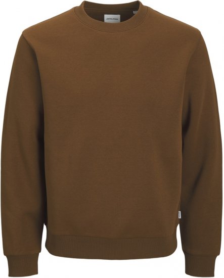 Jack & Jones Bradley Sweatshirt Brown - Sweatshirts & hoodies - Sweatshirts/Hoodies grande taille homme