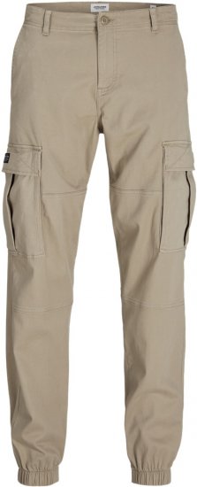 Jack & Jones Jonnie Cuffed Cargo Pants Beige - Jeans et pantalons - Jeans et Pantalons grande taille 