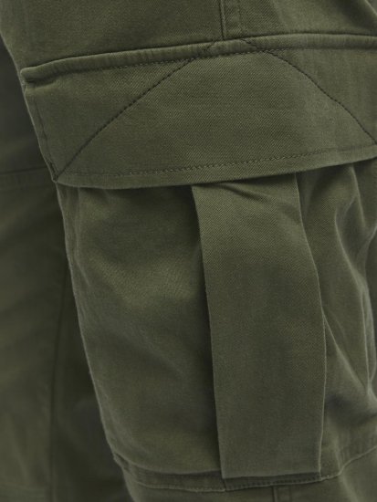 Jack & Jones Jonnie Cuffed Cargo Pants Green - Jeans et pantalons - Jeans et Pantalons grande taille 