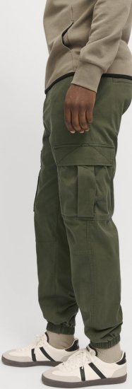 Jack & Jones Jonnie Cuffed Cargo Pants Green - Jeans et pantalons - Jeans et Pantalons grande taille 