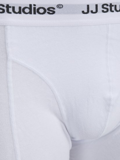 Jack & Jones Soho Solid Trunks 3-pack White/Grey/Black - Sous-vêtements & bain - Sous-vêtements Grande Taille