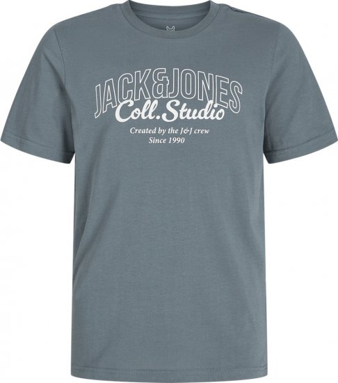 Jack & Jones Makoto T-shirt Grey - T-shirts - T-shirts Homme Grande Taille