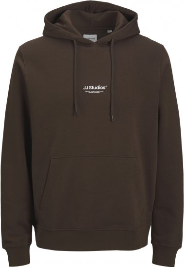 Jack & Jones Soho Hoodie Brown - Sweatshirts & hoodies - Sweatshirts/Hoodies grande taille homme