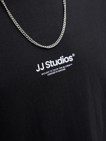 Jack & Jones Soho T-Shirt Black - T-shirts - T-shirts Homme Grande Taille
