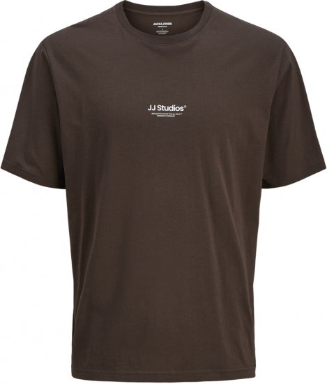 Jack & Jones Soho T-Shirt Brown - T-shirts - T-shirts Homme Grande Taille