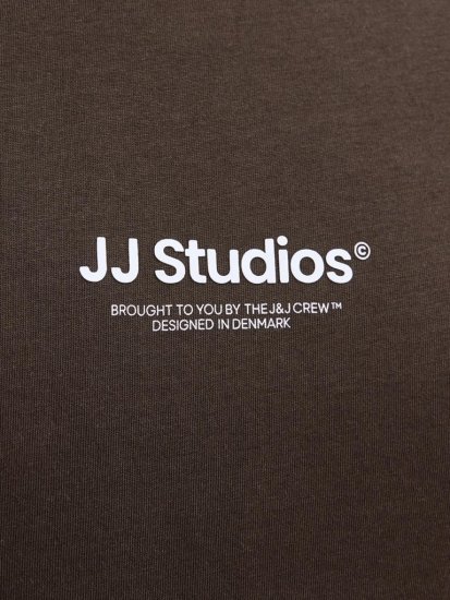 Jack & Jones Soho T-Shirt Brown - T-shirts - T-shirts Homme Grande Taille