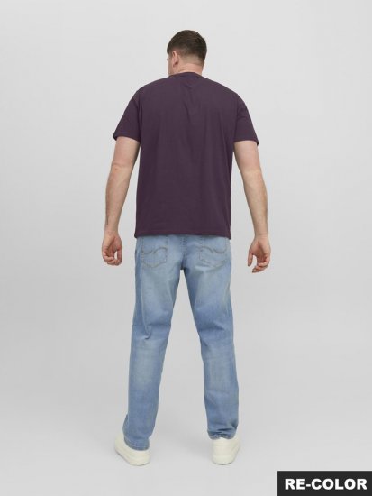 Jack & Jones STAR T-Shirt Purple - T-shirts - T-shirts Homme Grande Taille