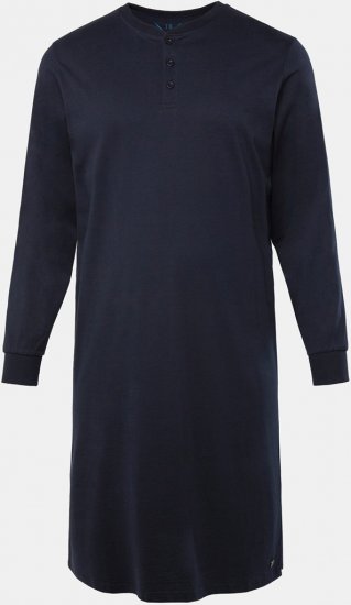 JP1880 Henley Long Sleeved Night Dress Navy - Sous-vêtements & bain - Sous-vêtements Grande Taille
