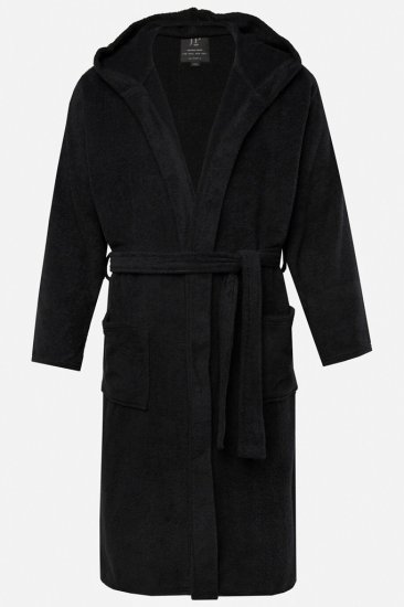JP1880 Bathrobe Terry Black - Sous-vêtements & bain - Sous-vêtements Grande Taille