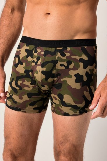 JP1880 FLEXNAMIC OEKO-TEX Boxer Shorts 2-Pack Green - Sous-vêtements & bain - Sous-vêtements Grande Taille