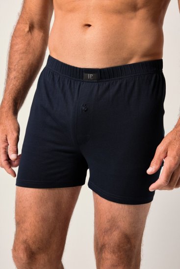 JP1880 OEKO-TEX Boxer Shorts Jersey 2-Pack Navy - Sous-vêtements & bain - Sous-vêtements Grande Taille