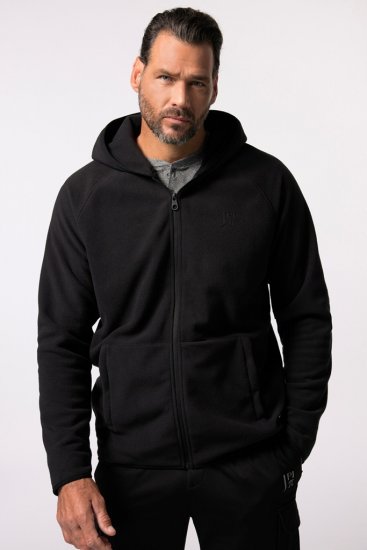 JAY-PI Ultra-light Fleece Jacket Black - Sweatshirts & hoodies - Sweatshirts/Hoodies grande taille homme