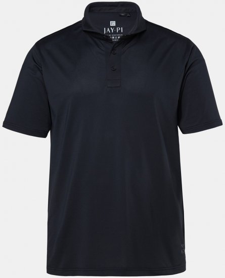 JAY-PI Quickdry Polo Short Sleeve Black - Polos - Polos homme grande taille