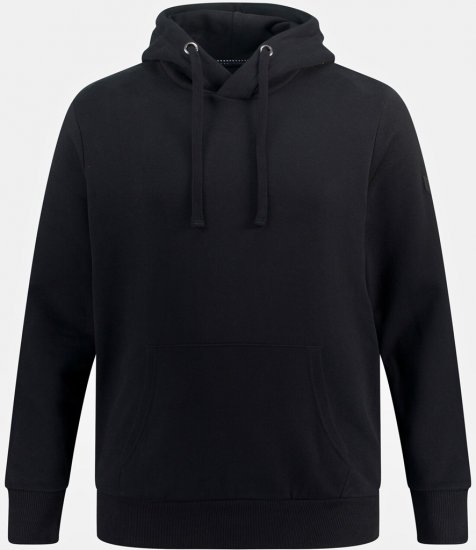 JAY-PI Hoodie with Soft Brushed Interior Black - Sweatshirts & hoodies - Sweatshirts/Hoodies grande taille homme