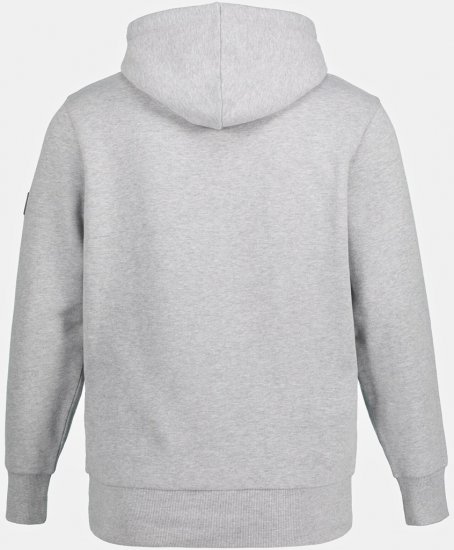 JAY-PI Hoodie with Soft Brushed Interior Grey - Sweatshirts & hoodies - Sweatshirts/Hoodies grande taille homme