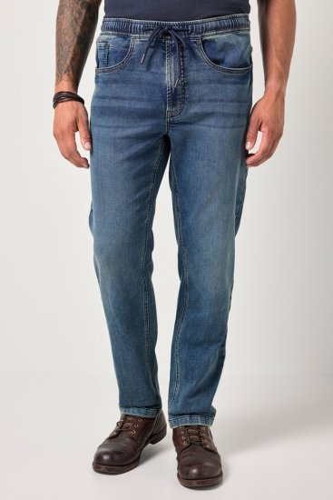 JP1880 FLEXNAMIC Straight Fit Jeans with Stretch Waist - Jeans et pantalons - Jeans et Pantalons grande taille 
