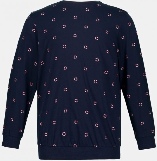 JP1880 Two-piece Pyjamas Long Sleeve and Long Trousers Navy - Sous-vêtements & bain - Sous-vêtements Grande Taille