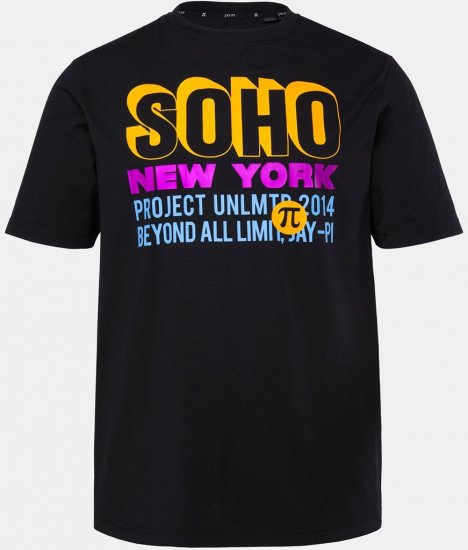 JAY-PI FLEXNAMIC® Soho T-shirt Black - T-shirts - T-shirts Homme Grande Taille