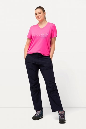 Ulla Popken Versatile Zip Off Leg Quick Dry Stretch Pants Navy Blue - Pantalons - Pantalons femme grande taille