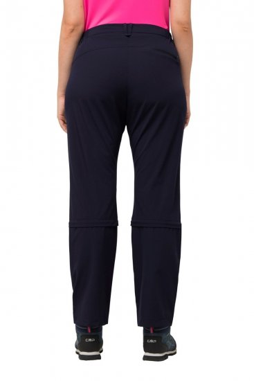 Ulla Popken Versatile Zip Off Leg Quick Dry Stretch Pants Navy Blue - Pantalons - Pantalons femme grande taille