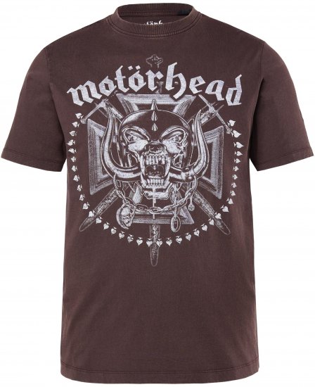 JP1880 Motörhead Soft Jersey Vintage T-Shirt Brown - T-shirts de groupes - 
