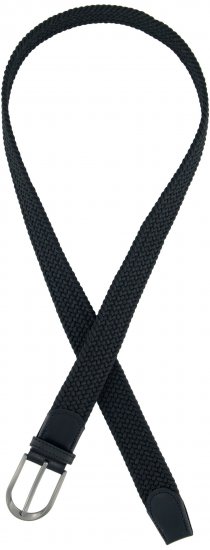 Ulla Popken Elastic Belt Black - Ceintures femme - 