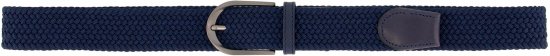 Ulla Popken Elastic Belt Blue - Ceintures femme - 