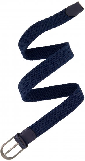 Ulla Popken Elastic Belt Blue - Ceintures femme - 